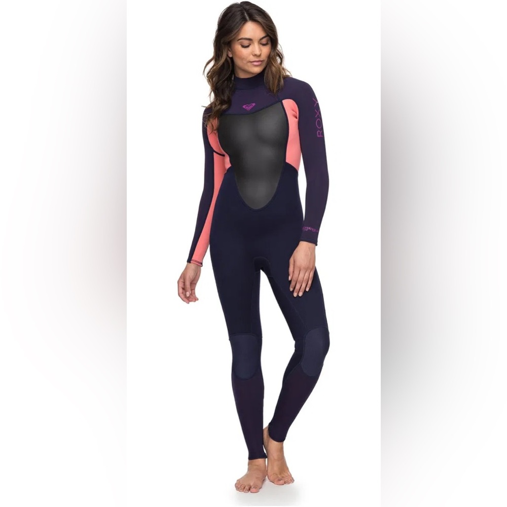Roxy Black and Pink Performance Wetsuit